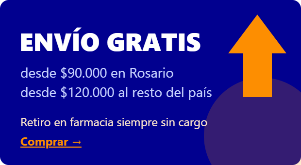 Envio gratis desde 90000