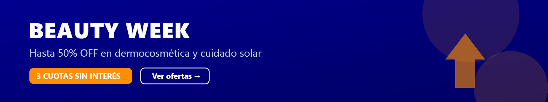 Beauty Week: hasta 60% OFF en dermocosmética y cuidado solar